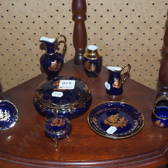 various Limoges items