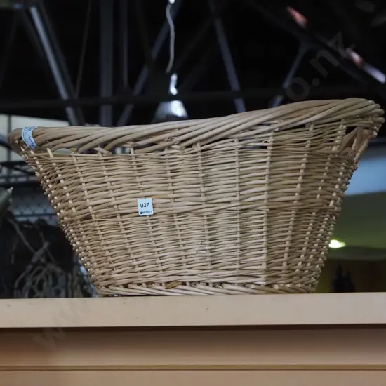 cane laundery basket