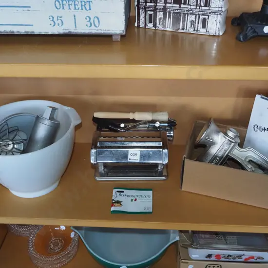 Kenwood mixer attachemnt, pasta maker, bench top mincer