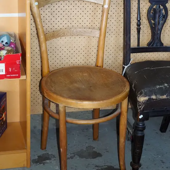 pressed and bentwood armchair