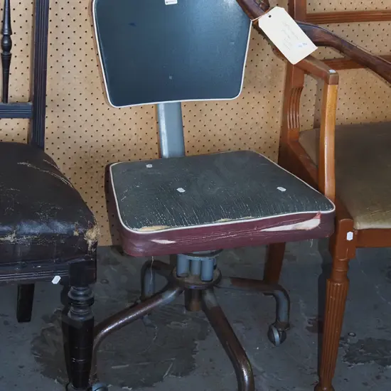 vintage office chair - needs attention