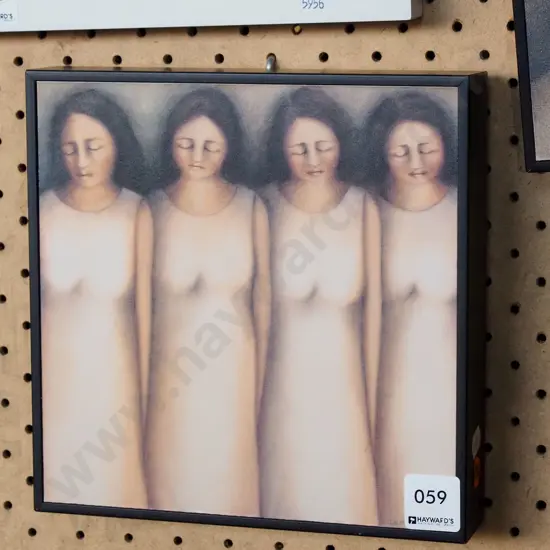 Dalen Meiring framed reproduction on board "Quartette" H-295 W-295