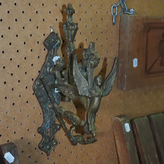 wall mounted brass ornament