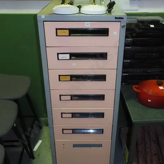 Precision 7 drawer filing cabinet - lowest drawer missing handle H1310 W500 D640