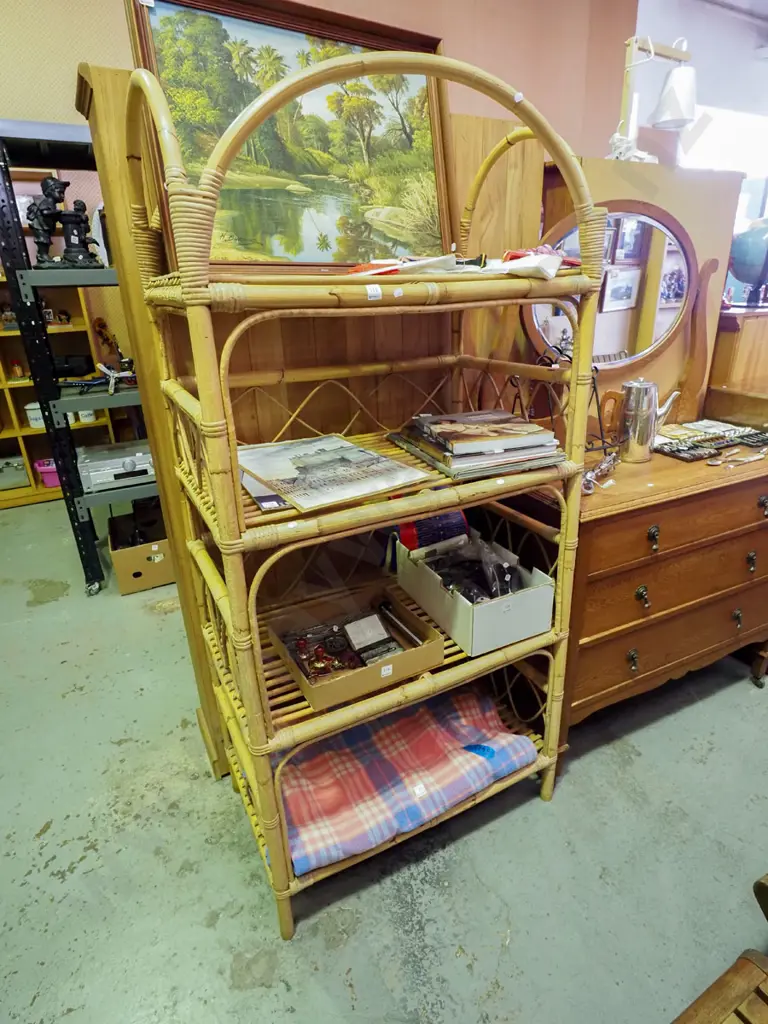 bamboo shelving H1720 W820 D510 Image 1++