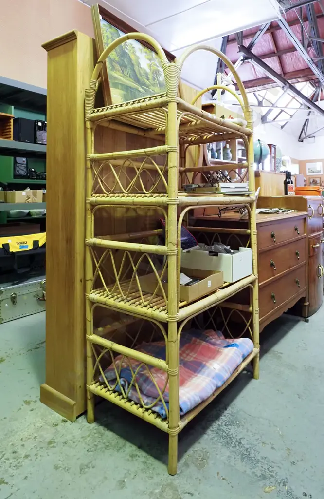 bamboo shelving H1720 W820 D510 Image 1++