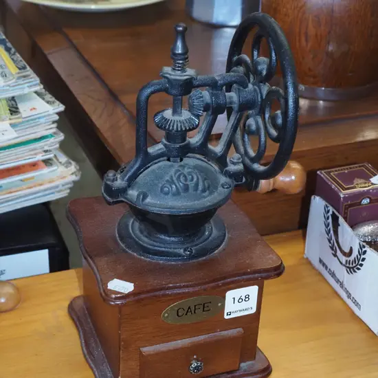 hand cranked coffee mill