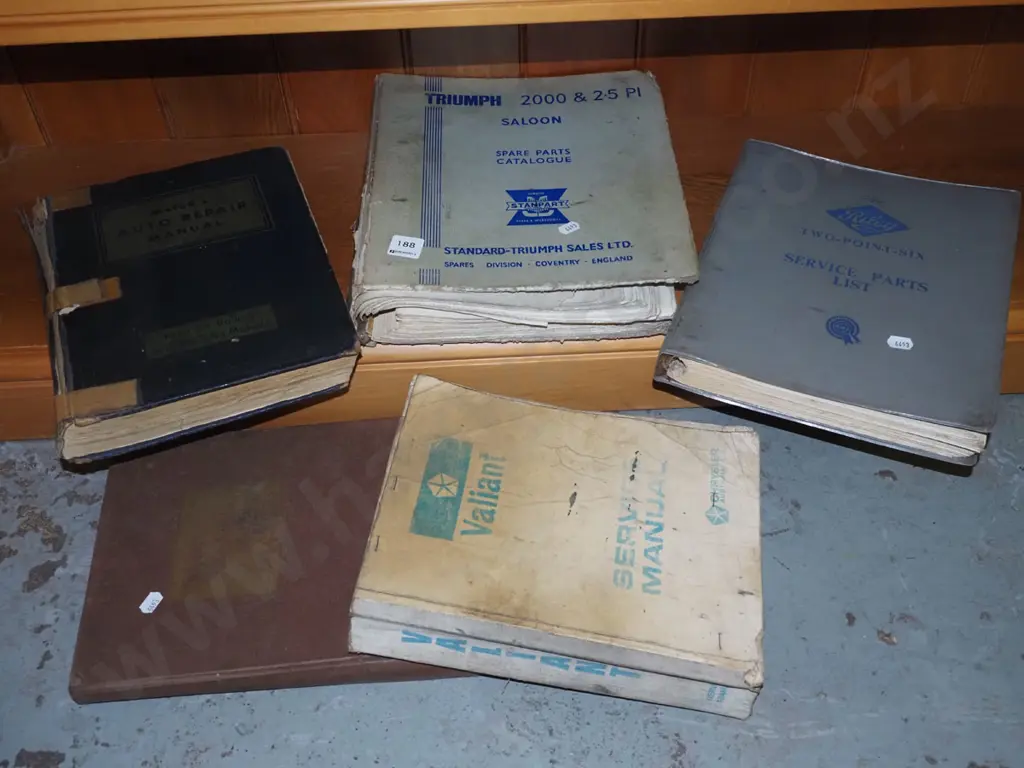 vintage English workshop manuals Image 1++