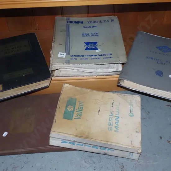 vintage English workshop manuals