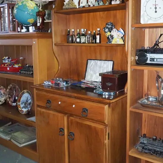 small rimu Welsh dresser - 1 drawer, 2 doors H1615 W785 D430