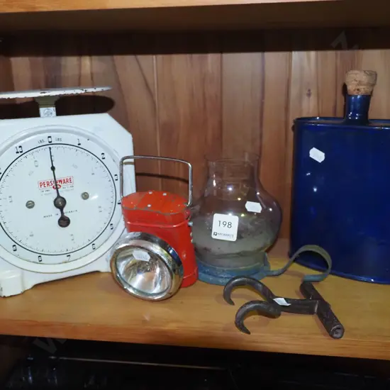 bale hooks, scales, canteen etc