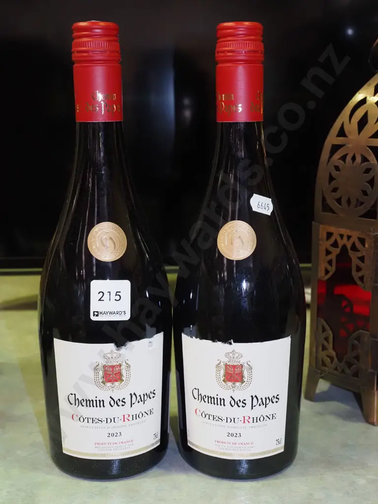 2x bottles of French red wine 2023 Image 1++