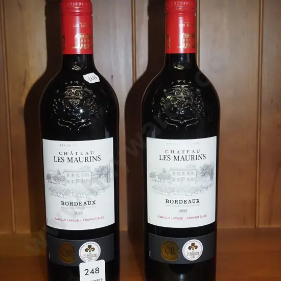2x bottles of French bordeaux 2022