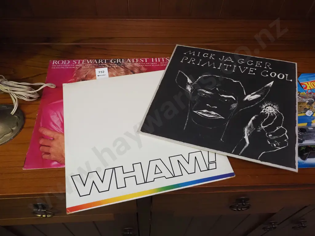 LPs; Mick Jagger, Wham, Rod Stewart Image 1++