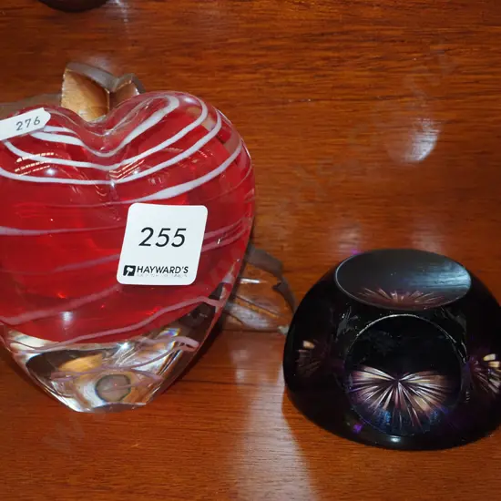 glass vase, paperweight Vase H100