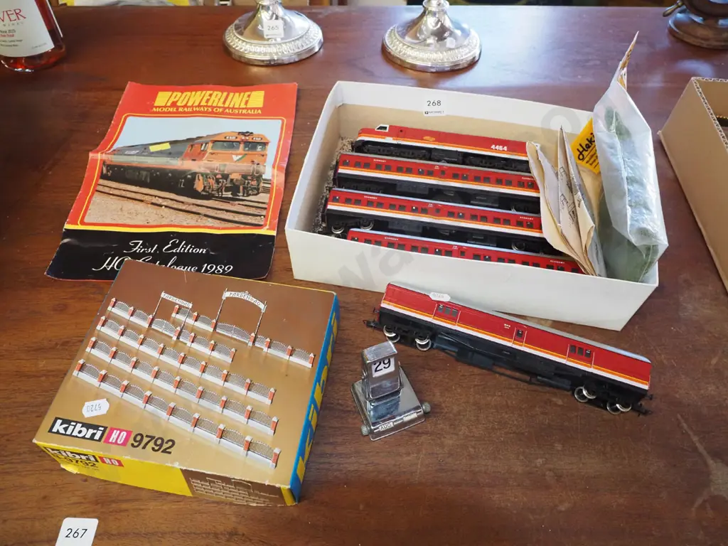 train carriages, railway layout fences, perpetual calendar Image 1++