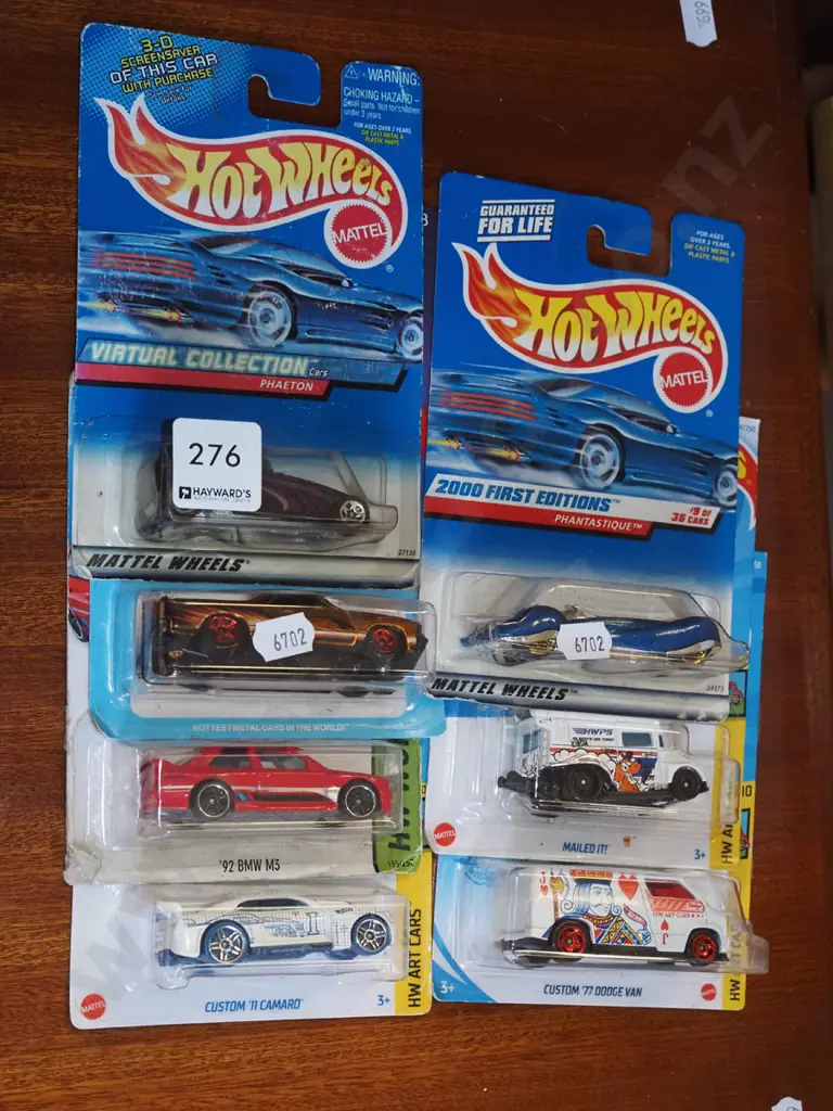 7x carded Hotwheels vehicles Image 1++