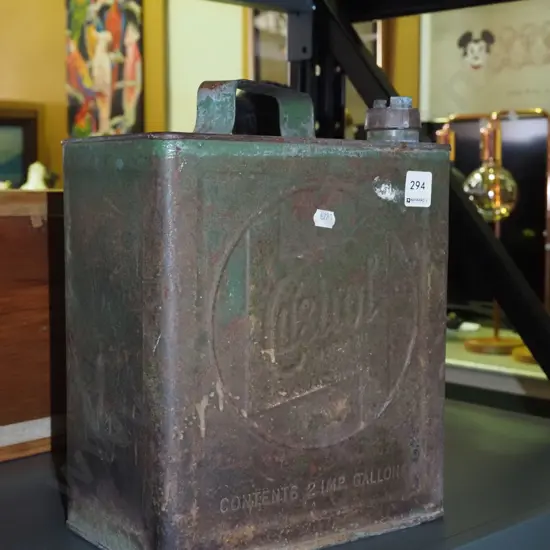 vintage Castrol oil tin