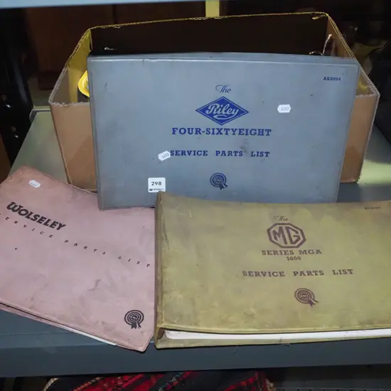 3x British motoring workshop manuals