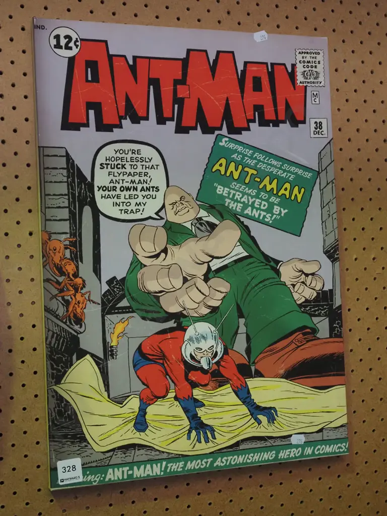 boxed Ant Man print on canvas Image 1++