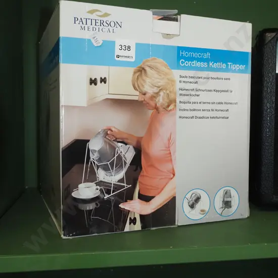 boxed as new cordless kettle tipper
