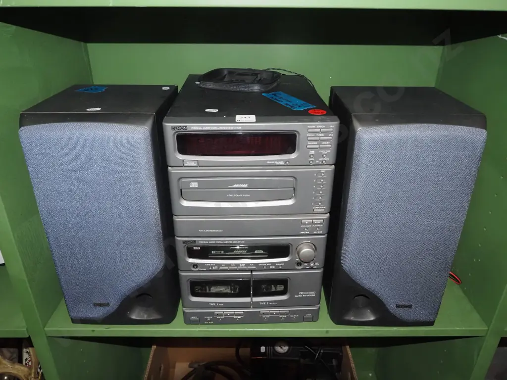 portable Denon midi system - tape cassette not working Image 1++