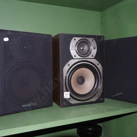 pair of Wharfedale bookcase speakers