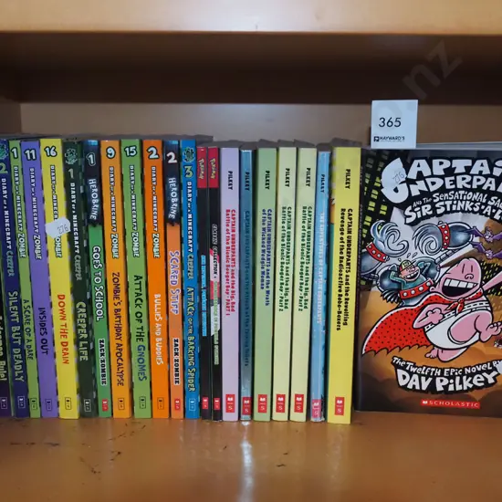 shelf of young readers books