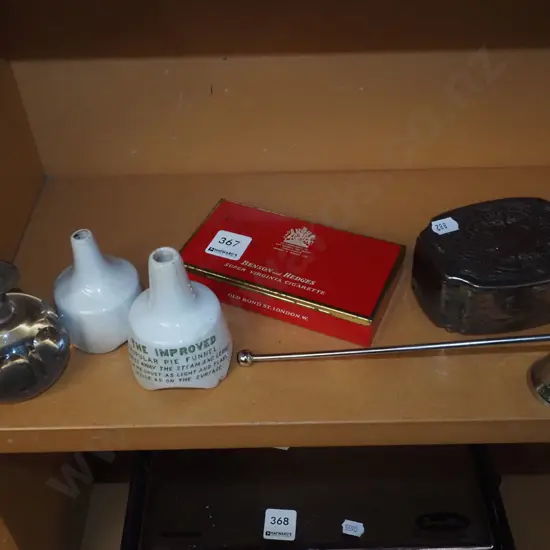 candle snuffer, pie funnels etc