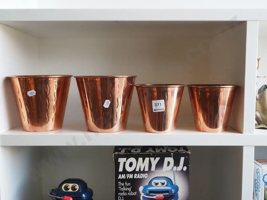 4x copper pots Image 1++