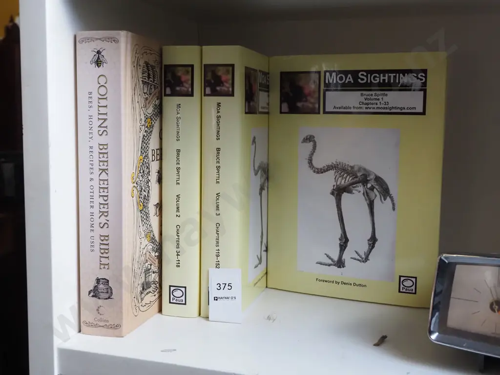 beekeepers books, 3x volumes of Bruce Spittles Moa Sightings Image 1++
