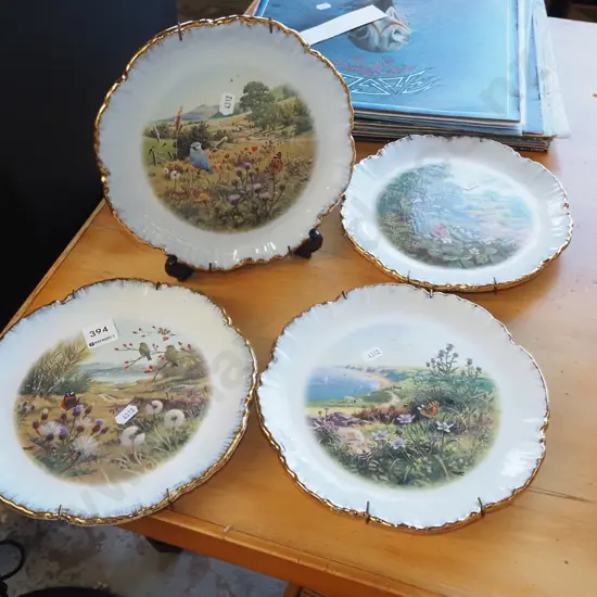 6x Clutha Ceramics picture plates