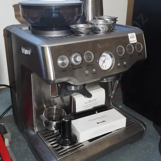 Breville espresso coffee machine with grinder