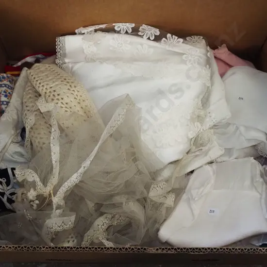 box of children's clothes