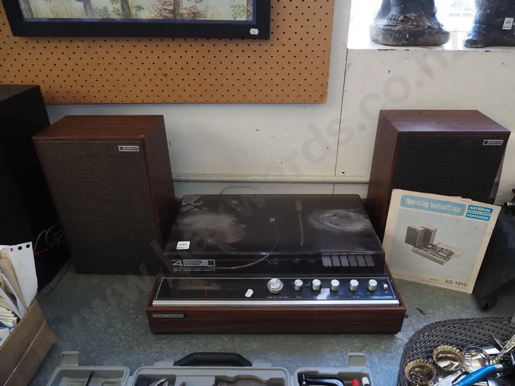 National Panasonic stereo - some damage As Is No Returns Image 1++