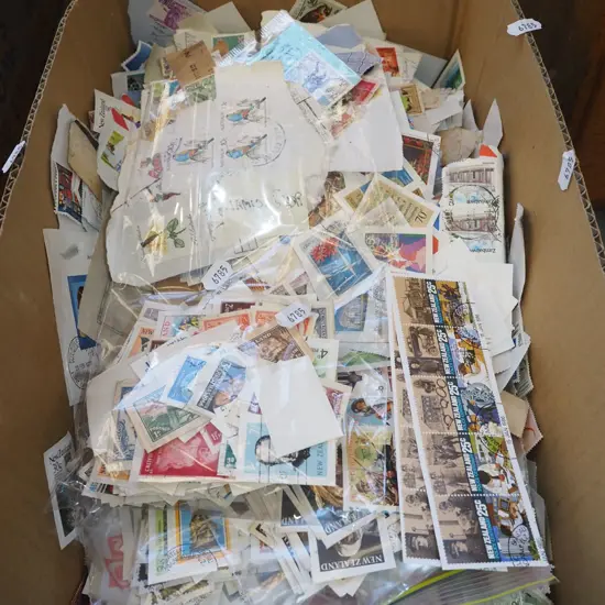 box of stamps