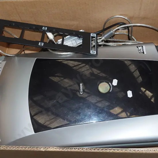 boxed Canon scanner