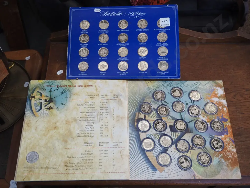 2x collector coin sets Image 1++