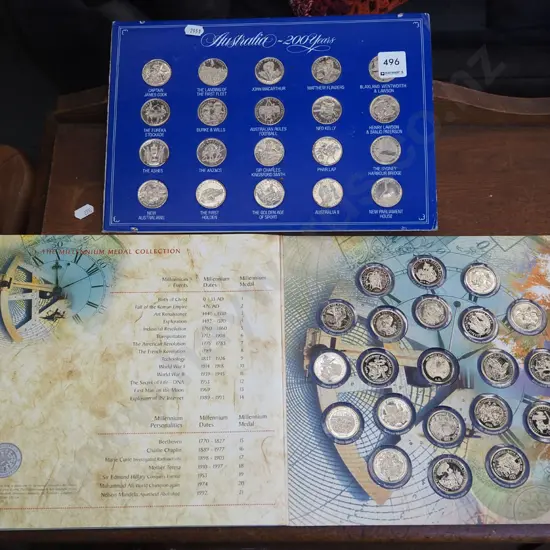 2x collector coin sets