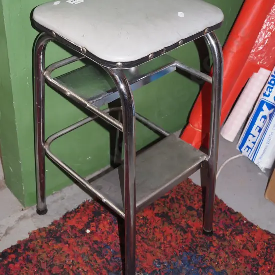 vinyl kitchen step stool