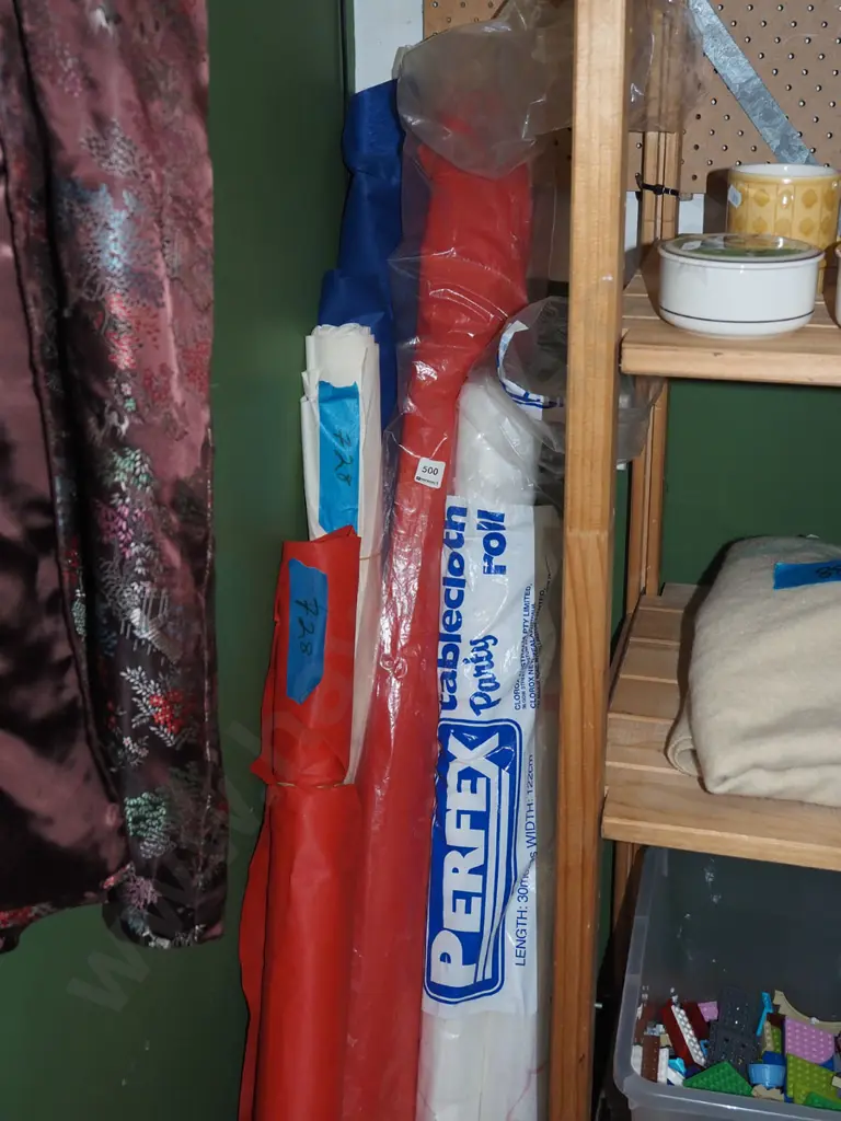 bolts of lining fabric Image 1++