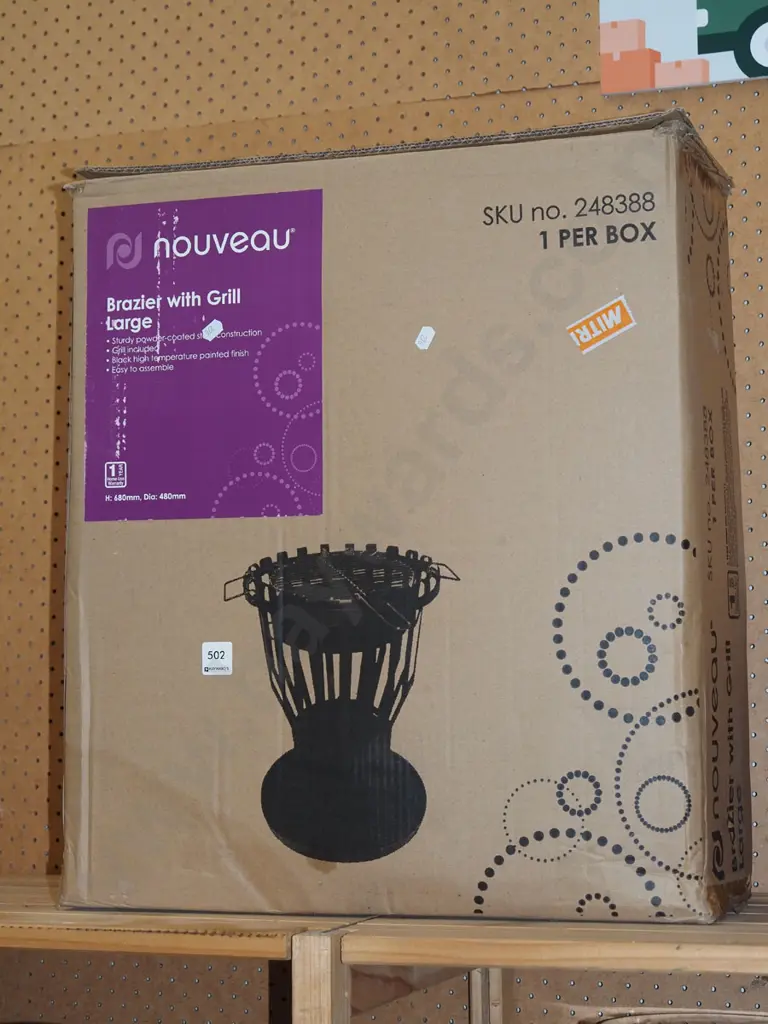 boxed brazier with grill Image 1++