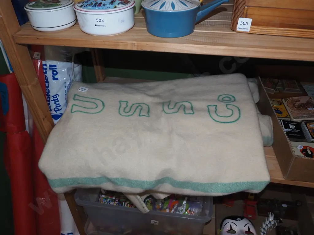 Union Steam Ship Company woollen blanket Image 1++