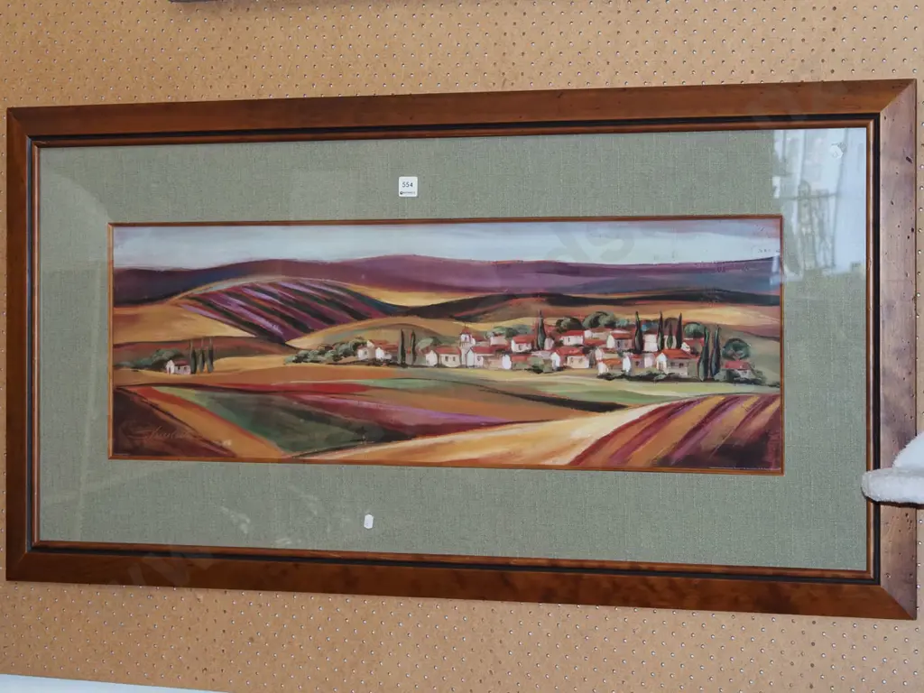 framed print- Tuscany landscape Image 1++