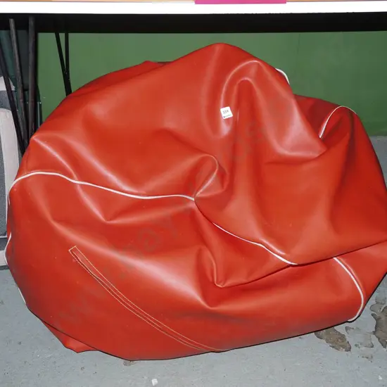 retro vinyl bean bag
