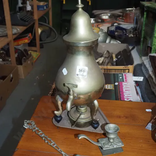 samovar, candles etc