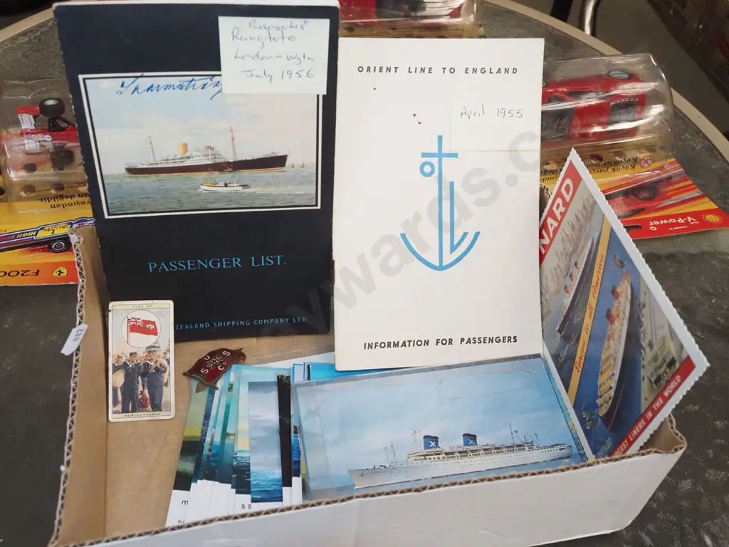 shipping memorabilia; postcards etc Image 1++
