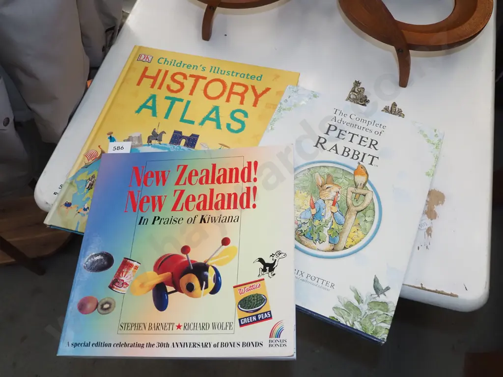 children's atlas, Peter Rabbit book, kiwiana book Image 1++