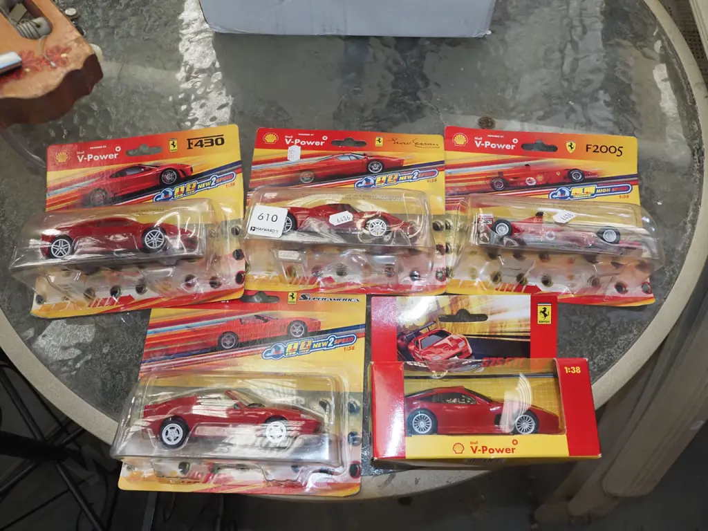 5x carded Shell V power model vehicles Image 1++
