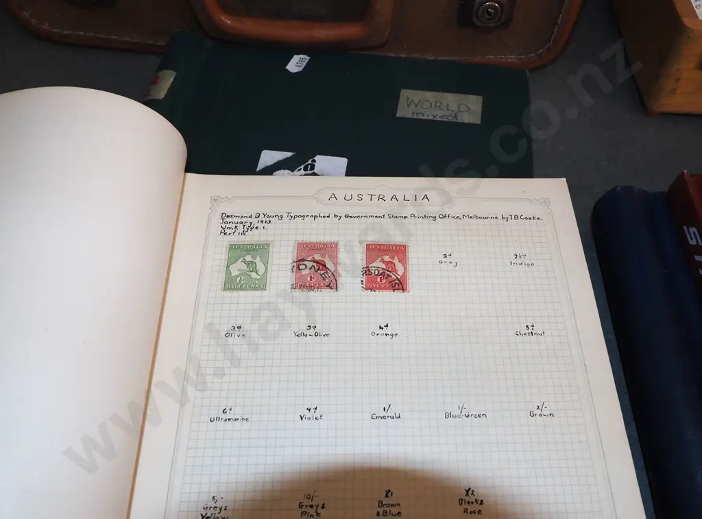 various stamp albums Image 1++